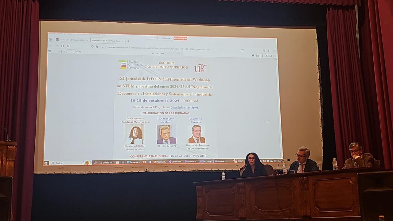 Inauguración de las Jornadas de investigación