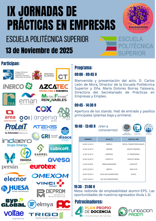 Cartel Jornadas Prácticas